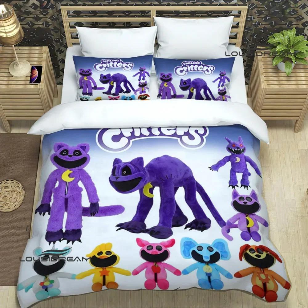 S-smiling critters Cartoon Bedding Sets exquisite bed supplies set duvet cover comforter set bedding set luxury birthday gift
