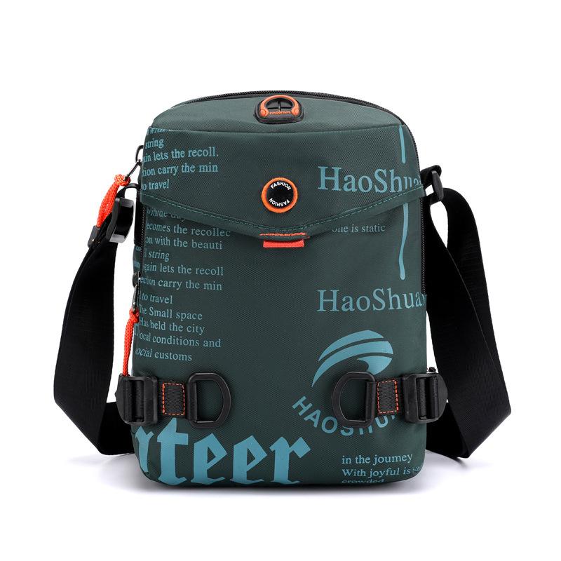 Мужская спортивная сумка через плечо для отдыха на открытом воздухе, модная сумка-мессенджер в стиле хип-хоп, водонепроницаемый рюкзак для мобильного телефона