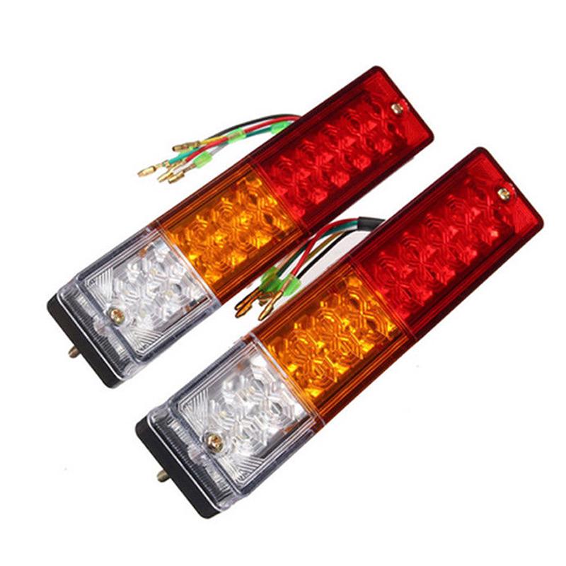 20 Led Tail Light Car Truck Trailer Stop Rear Reverse Turn Indicator Lamp Light