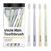 Зубная щетка для интенсивной терапии зубов Uncle Kim с двойной тонкой щетиной, мягкая щетина, пастельная корейская зубная щетка, здоровье зубов