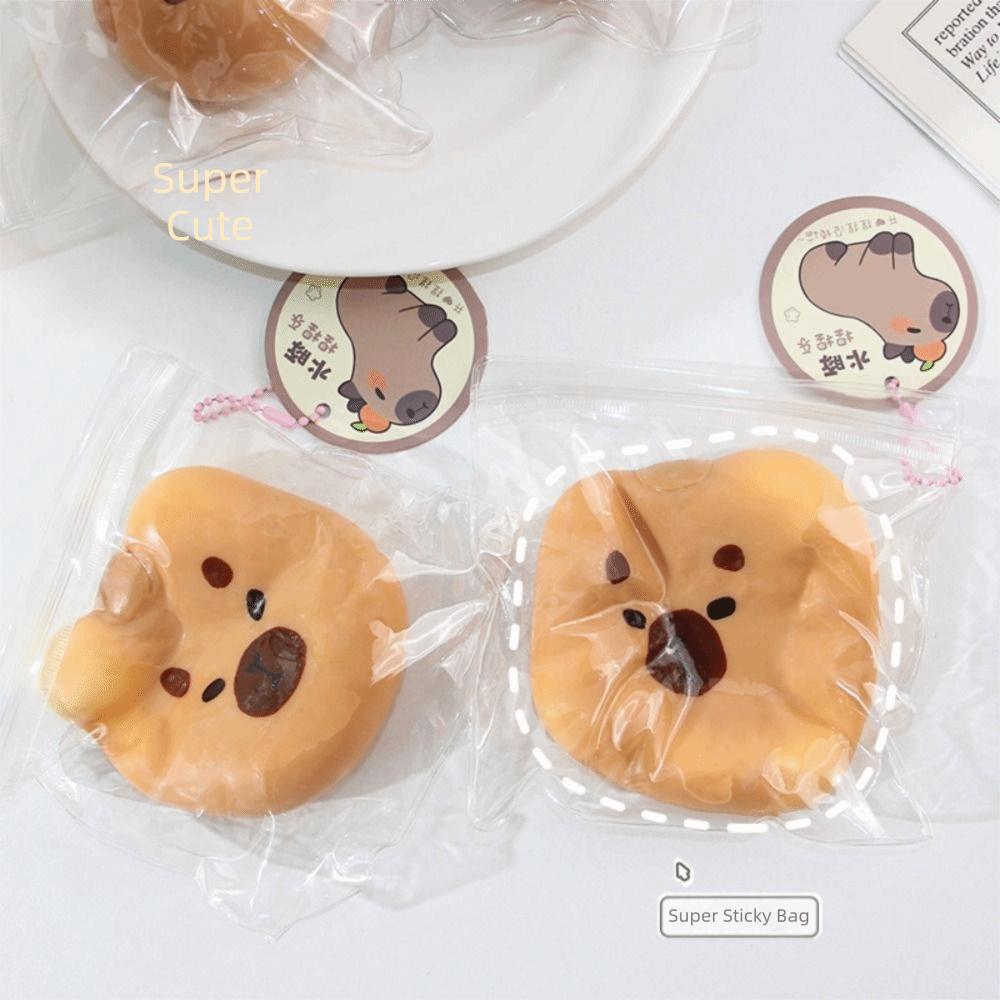 Cute Small Slow Rebound Balls Animal Fidget Sensory Toys Capybara Squeeze Toys Children Gifts