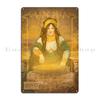 Celtic Goddess Rosmerta Metal Sign Club Wall Cave Party Club Party Plates Designer Tin Sign Poster
