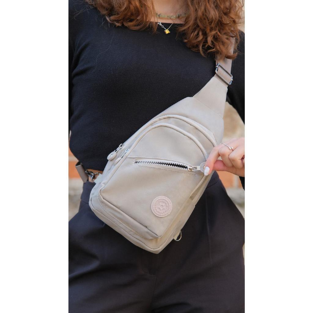 Сумка унисекс из мятой ткани на пояс и через плечо, нагрудная сумка для путешествий, повседневная сумка