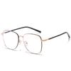Classic Box Anti-Blue Goggles 61042 Metal Men'S And Women'S Versatile Trendy Glasses, Myopia Glasses