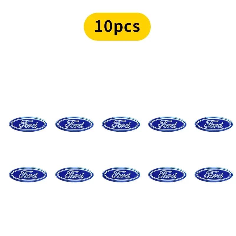 Car Sticker 2026 Ford New 2025 Hot 21mm Car Remote Key Emblem Logo Sticker decoration Decal For Ford ST FOCUS 2 3 Mondeo Fiesta