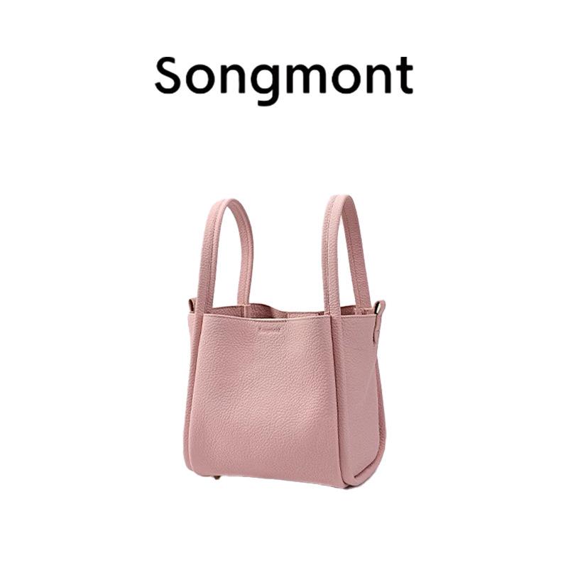 Сумка-ведро Songmont Mountain Pine Medium Cowhide Commuter Bucket Bag – вместительная, портативная и стильная