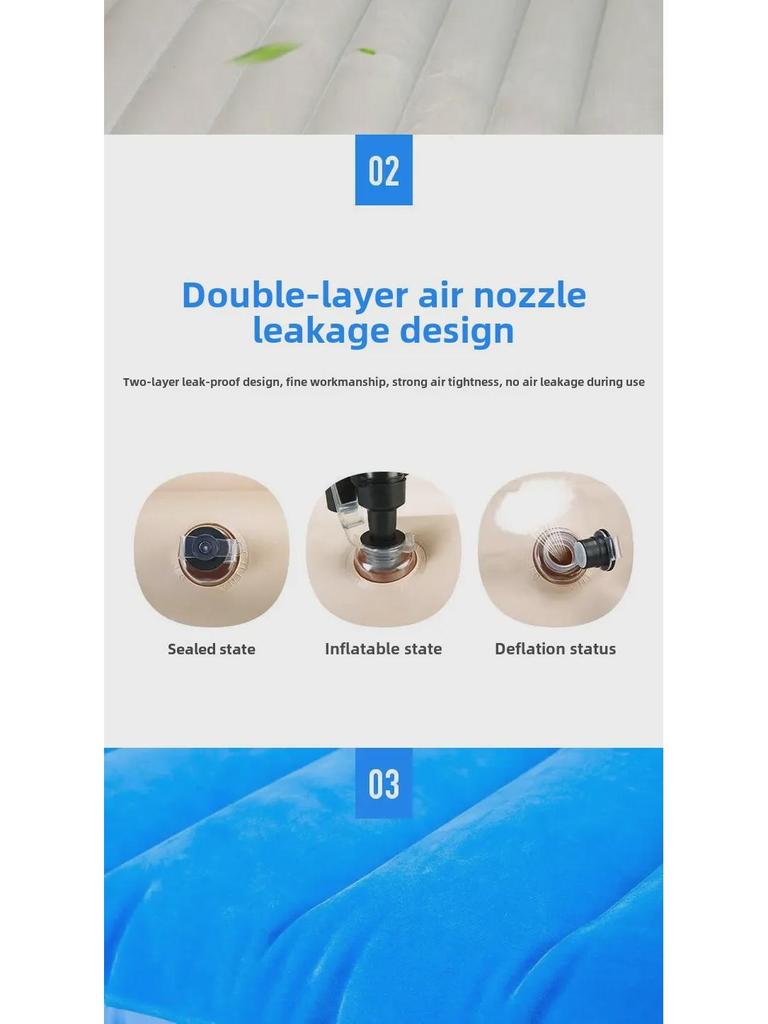 Надувной автомобильный матрас для внедорожника - дорожная кровать и складной воздушный матрас