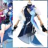 Игра Genshin Impact Е Лань Косплей Костюм Безмятежный банкет Е Лань Хэллоуин Женское платье Вечеринка Наряд для ролевой игры Скин