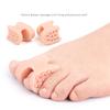 SEBS Утолщенный разделитель пальцев с одним отверстием – Мягкий фиксатор для разделения пальцев при вальгусной деформации и выравнивания перекрывающихся пальцев