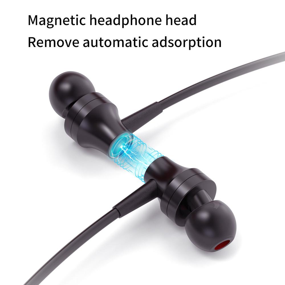 Беспроводные наушники Bluetooth 5.0 со светодиодным дисплеем питания гарнитуры с шейным ремешком Водонепроницаемые стереонаушники HiFi Спортивные наушники Поддержка TF-карты Режим FM-радио