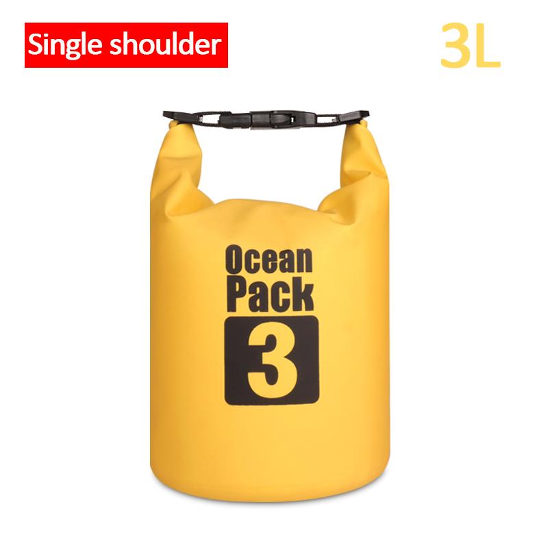 500D Waterproof Swimming Bag Dry Sack 2/5/10/15/20/30L Waterproof Floating Dry Gear Bags For Boating Fishing Rafting Swimming