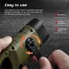 Powerful Flashlight LED Hand Crank Solar Powered Charging Rechargeable Outdoor Survival Gear Torch for Fishing Boating Hiking