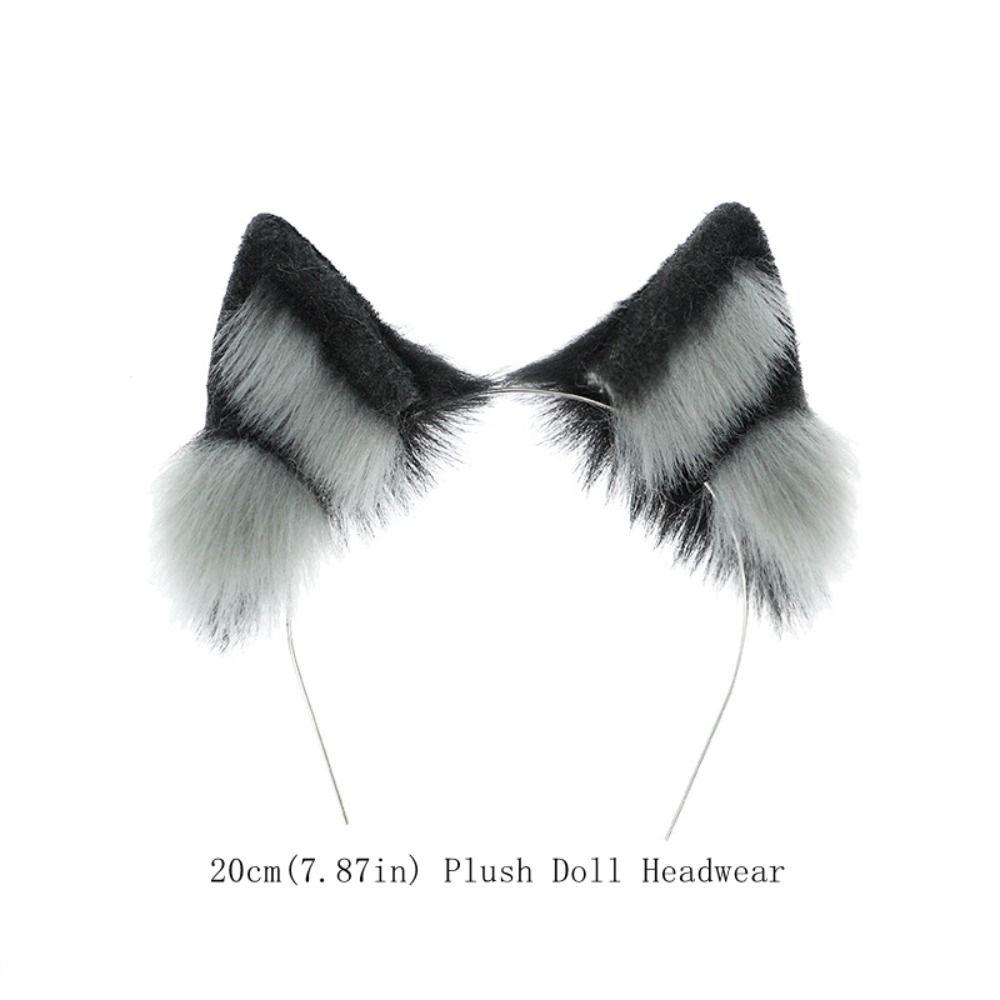 Cat Wolf Ears Idol Doll Headwear Cat Ear Hairband Headwear for Cotton Doll  Plush Doll Cosplay