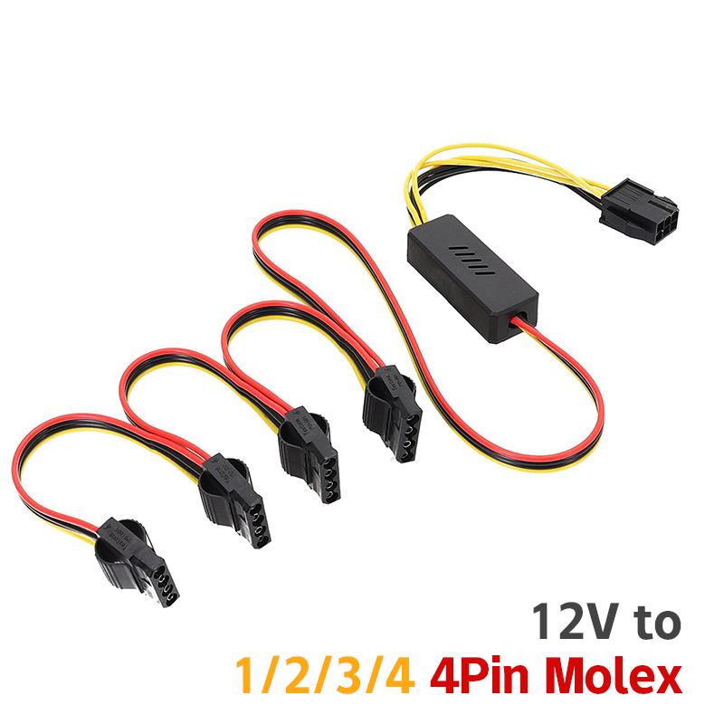 8Pin/6Pin к Sata жесткий кабель адаптера питания Соединительный кабель 12V к 4Pin Molex HDD шнур питания