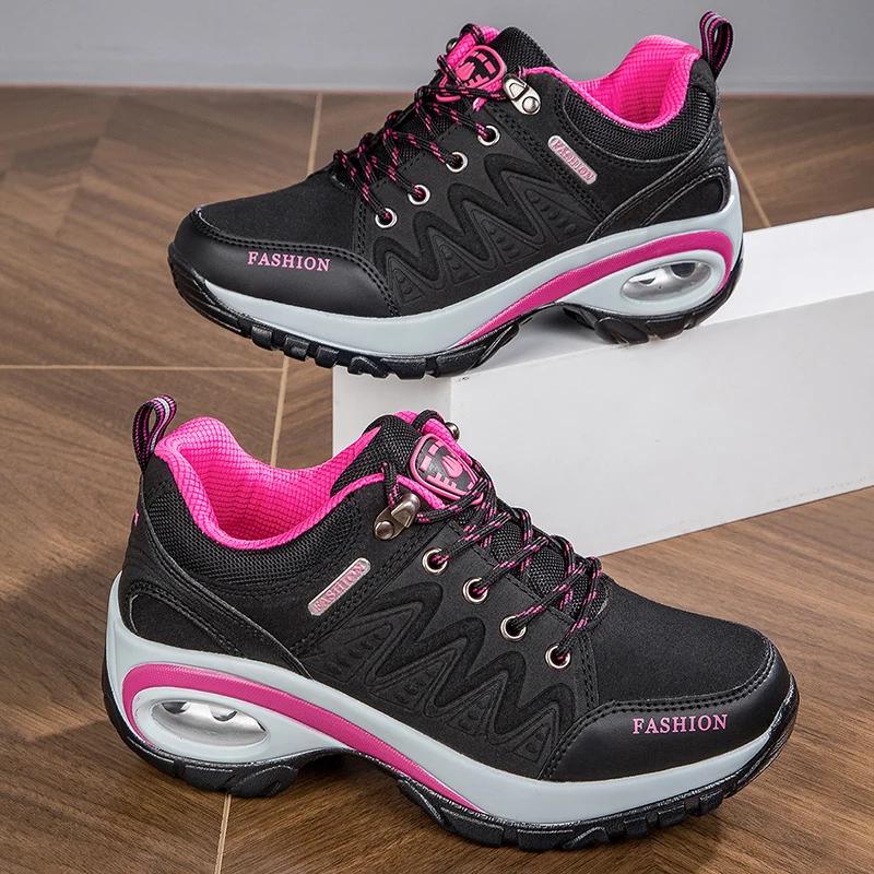 Platform Women Boots Luxury High Quality Sneakers Casual Winter Sport Shoes Female Fashion Waterproof Ladies Low Top Ankle Boots