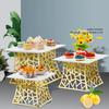 Dessert Rack Buffet Table Food Display Rack Cake Tray Table Buffet and Tea Break Cake Stand Cake Display Stand Dishes Plates