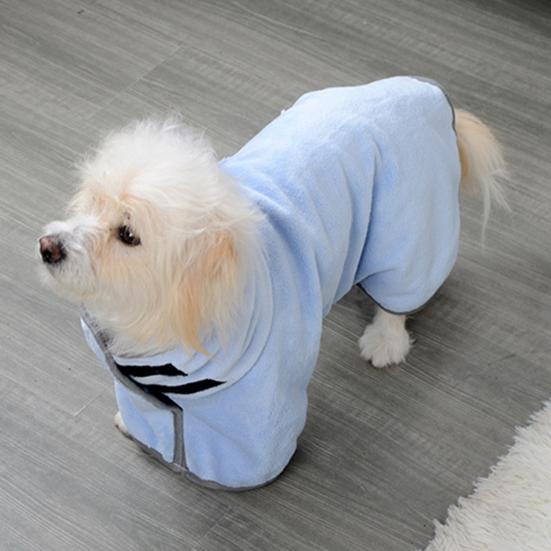 Халат для домашних животных, быстросохнущий суперабсорбент, мягкая текстура, банное полотенце для собак и кошек, домашнее животное