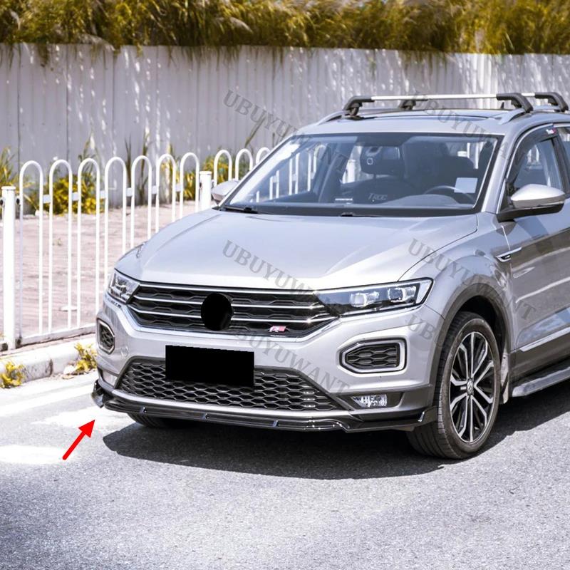 For VW T-Roc / T Roc TSI TDI 2017-2021 Front Chin Spoiler Bumper Splitters Front Lip Body KitsGood product