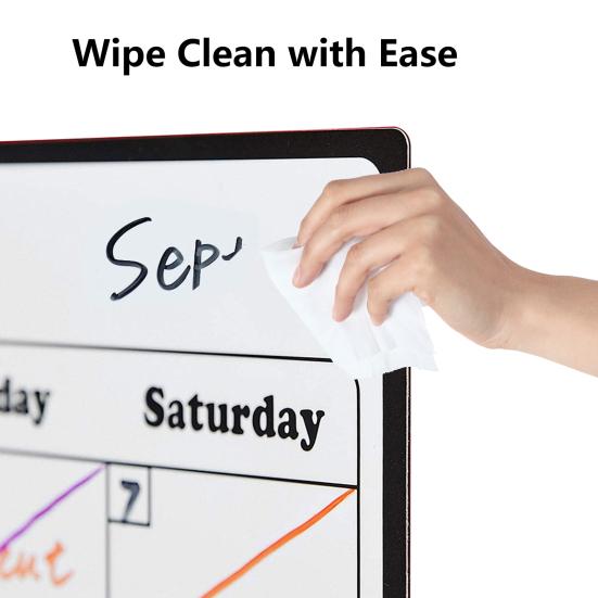 Магнитная доска-календарь на холодильник с стираемым маркером, стираемая многоразовая наклейка на холодильник, еженедельник-планировщик, магнит для кухни