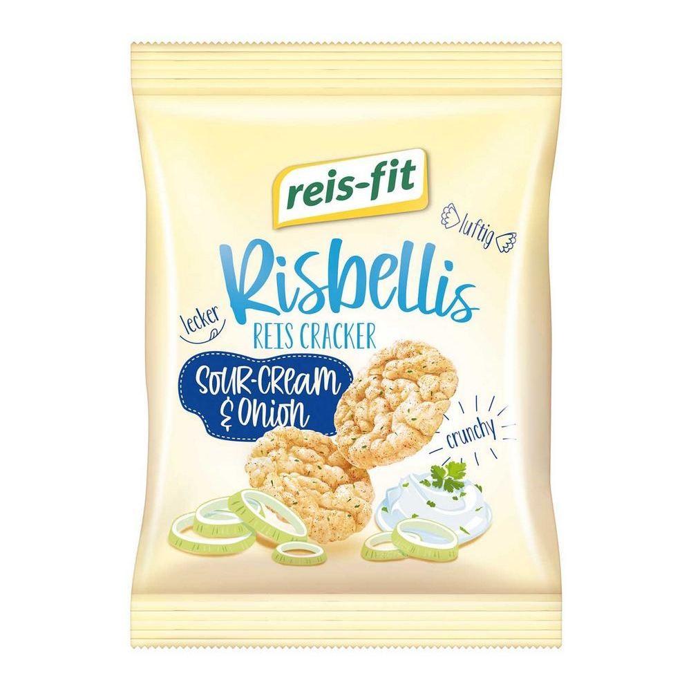 Ricefit Lizbellis Sour Cream & Onion Rice Crackers 40G