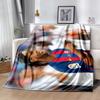 Chelsea Player Action Blanket Warmthful Decor Suitable for Livingroom Bed Seaside for All Occasions Modern Perfect Gift for Relatives and Friends