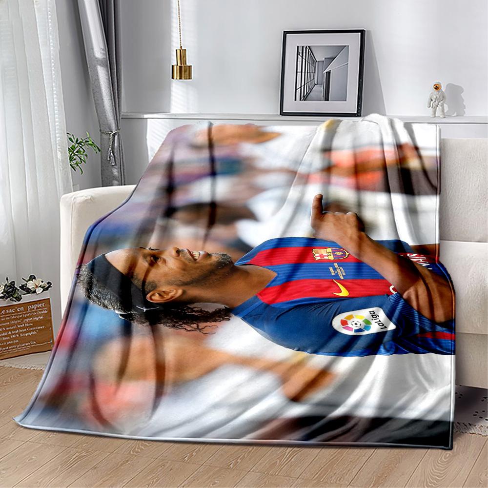 Chelsea Player Action Blanket Warmthful Decor Suitable for Livingroom Bed Seaside for All Occasions Modern Perfect Gift for Relatives and Friends
