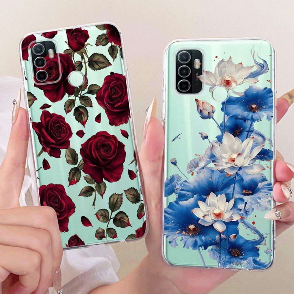 For OPPO A53 A32 A33 (2020) New Simple Style Phone Case For Oppo A53 CPH2127 CPH2131 Transparent TPU Soft Silicone Cases