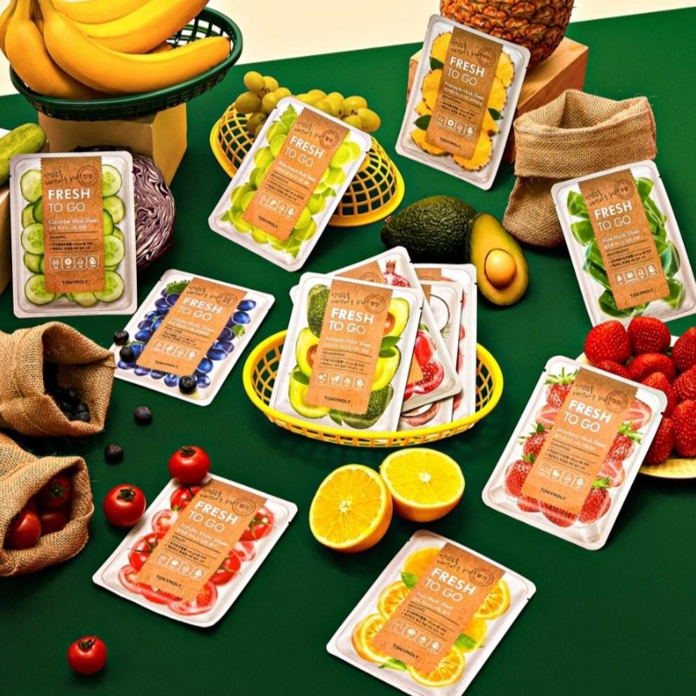 TONYMOLY Fresh To Go Mask Sheet - Grape, 1 sheet