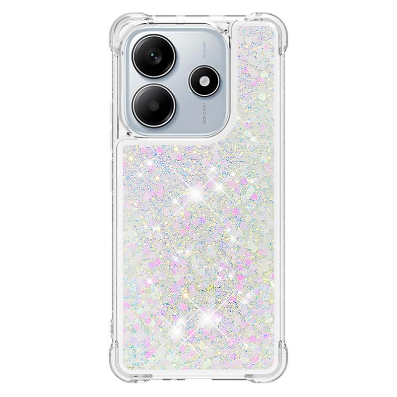 Чехол-песочница Fundas Note14 5G для Redmi Note 14 5G Coque Мягкий жидкий блестящий чехол для Xiaomi Redmi Note 14 5G Чехол для телефона Capa