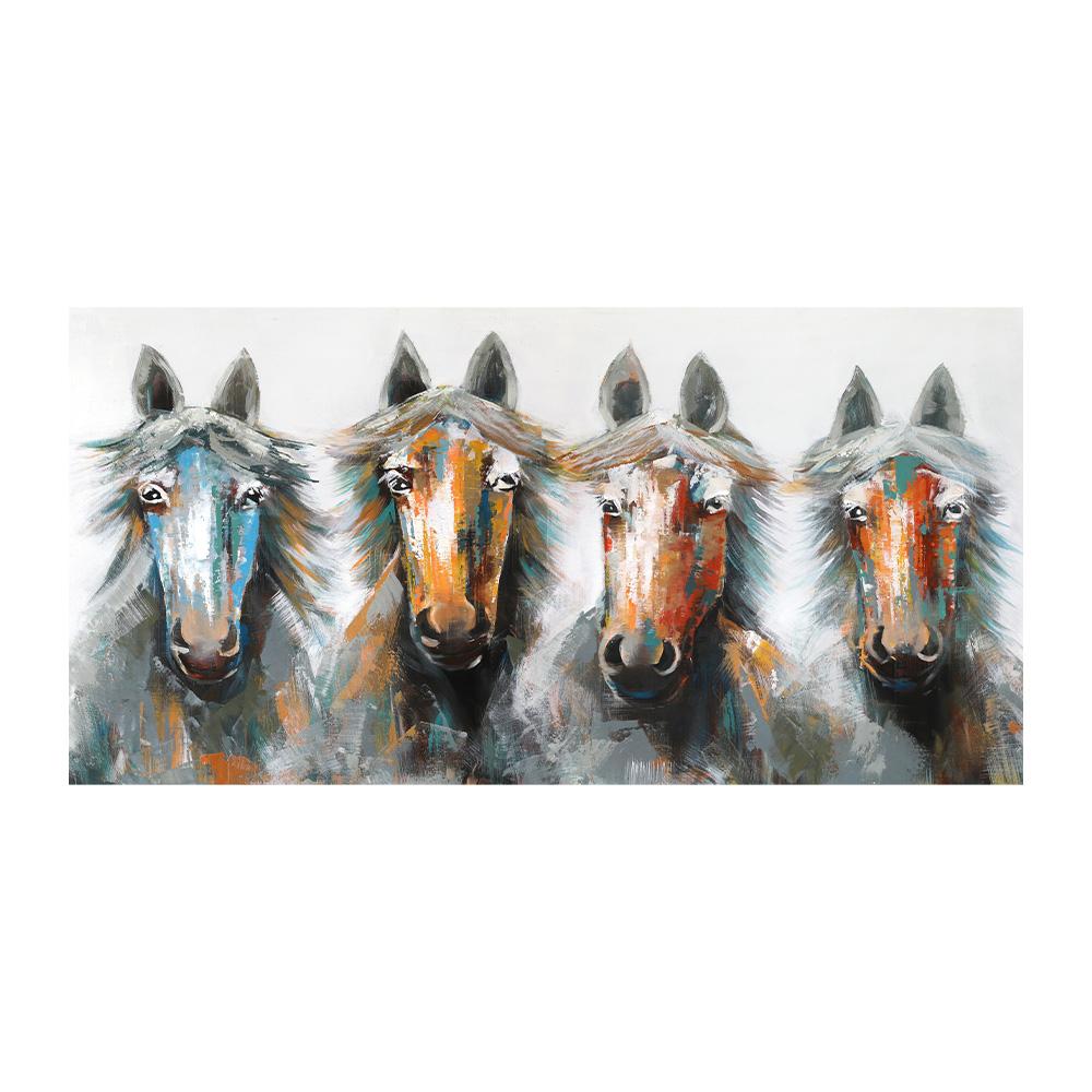 Modern Galloping Horses Landscape Canvas Painting Posters and Prints Wall Art Picture for Living Office Room Bedroom Home Decorating