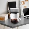 Automatic Drip Coffee Maker Portable Mini Coffee Machine 304 Stainless Steel Coffee Brewer for Camping Travel Office