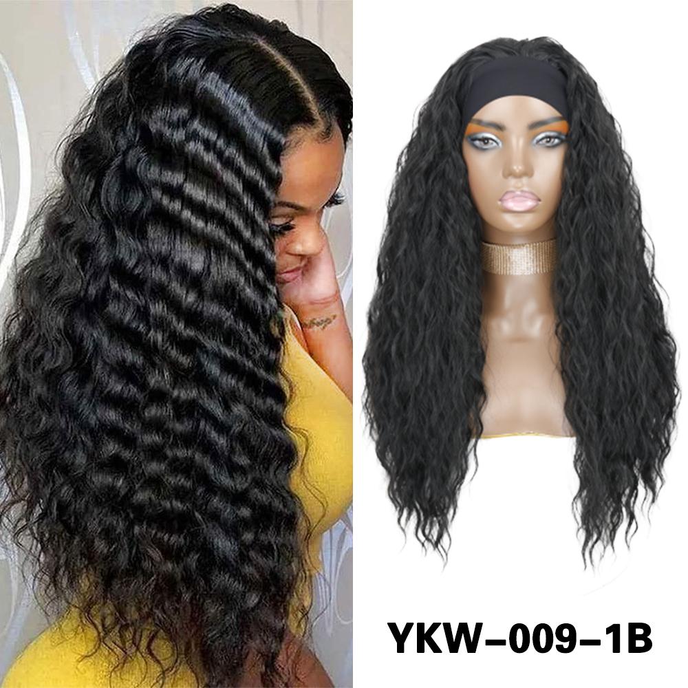 MISSQUEEN Длинные парики с челкой, синтетические длинные волнистые парики для женщин, парики с естественным видом, парики с вьющимися волосами для ежедневного использования на вечеринках