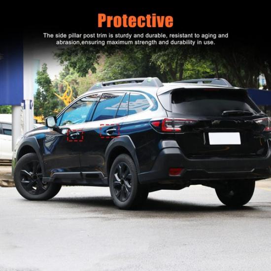 Накладка на наружную дверную ручку из АБС-пластика под карбон для Subaru Outback -23