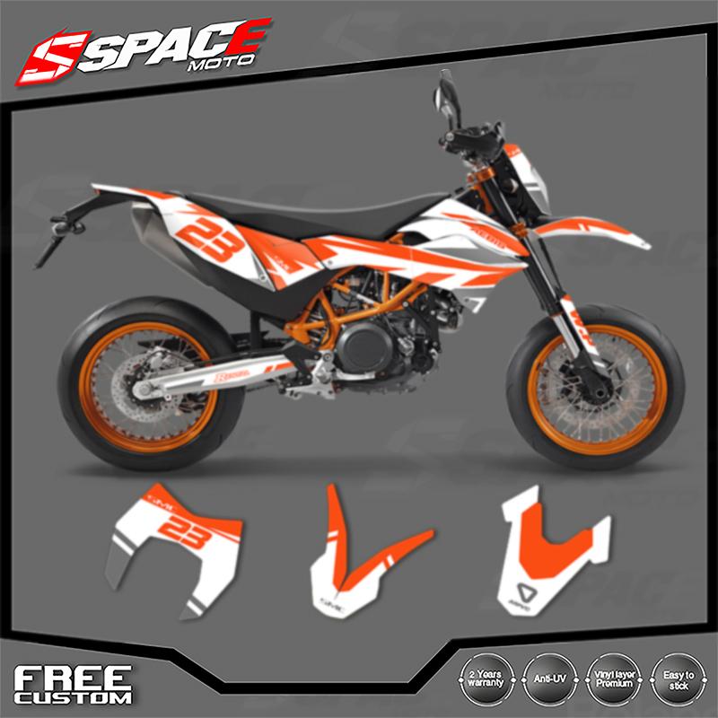 SPACE Custom Motorcycle Graphics For KTM 2012 2013 2014 2015 2016 2017 2018 SMC-R690 Decal Stickers Kits 006