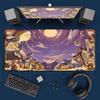 New Ppokemon Gengar Wallpaper Cool Mouse Pad Gaming Large Anime Desk Keyboard Mats Nonslip Rubber Speed Esports Mousepad