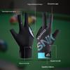 Open Finger Billiard Gloves Breathable Polyester Snooker Pool Glove Anti-Slip Adjustable Billiard Training Cue Glove