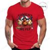 Halloween Tonight We Fly TShirt for Women Men Chicken Witches Hat Funny Casual TShirt Spooky Witch Men TShirts Clothing Tops