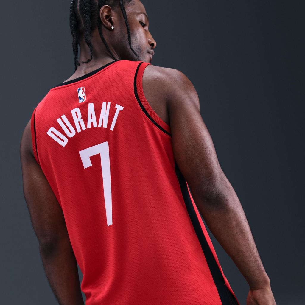 Nike × NBA Swingman Хьюстон Рокетс Кевин Дюрант #7 Фан-версия Ограниченная взрослая майка Баскетбольная майка-майка Унисекс майка DN2006-673