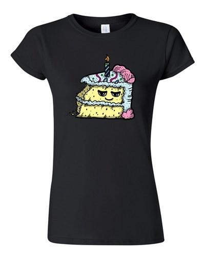 Junior Too Cute To Eat Birthday Cake Sweet Food Dessert Novelty DT T-Shirt Tee Unisex T-Shirt