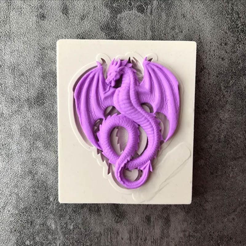 1PCS Dragon Silicone Mold Fondant Mold Cake Decorating Tools Chocolate Gumpaste Mold