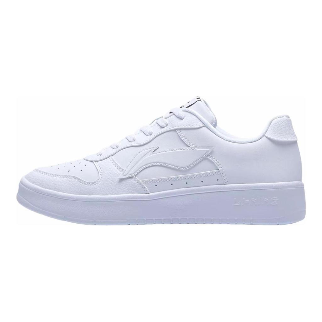 Li Ning Плывущая лодка Ласточка Чернильница Износостойкие Нескользящие Низкие Кеды для скейтборда Женские Белый AGCS420-6(TeamM--BOX)