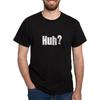 CafePress Huh Темная футболка для мужчин, 100% хлопок, Классическая графическая темная футболка