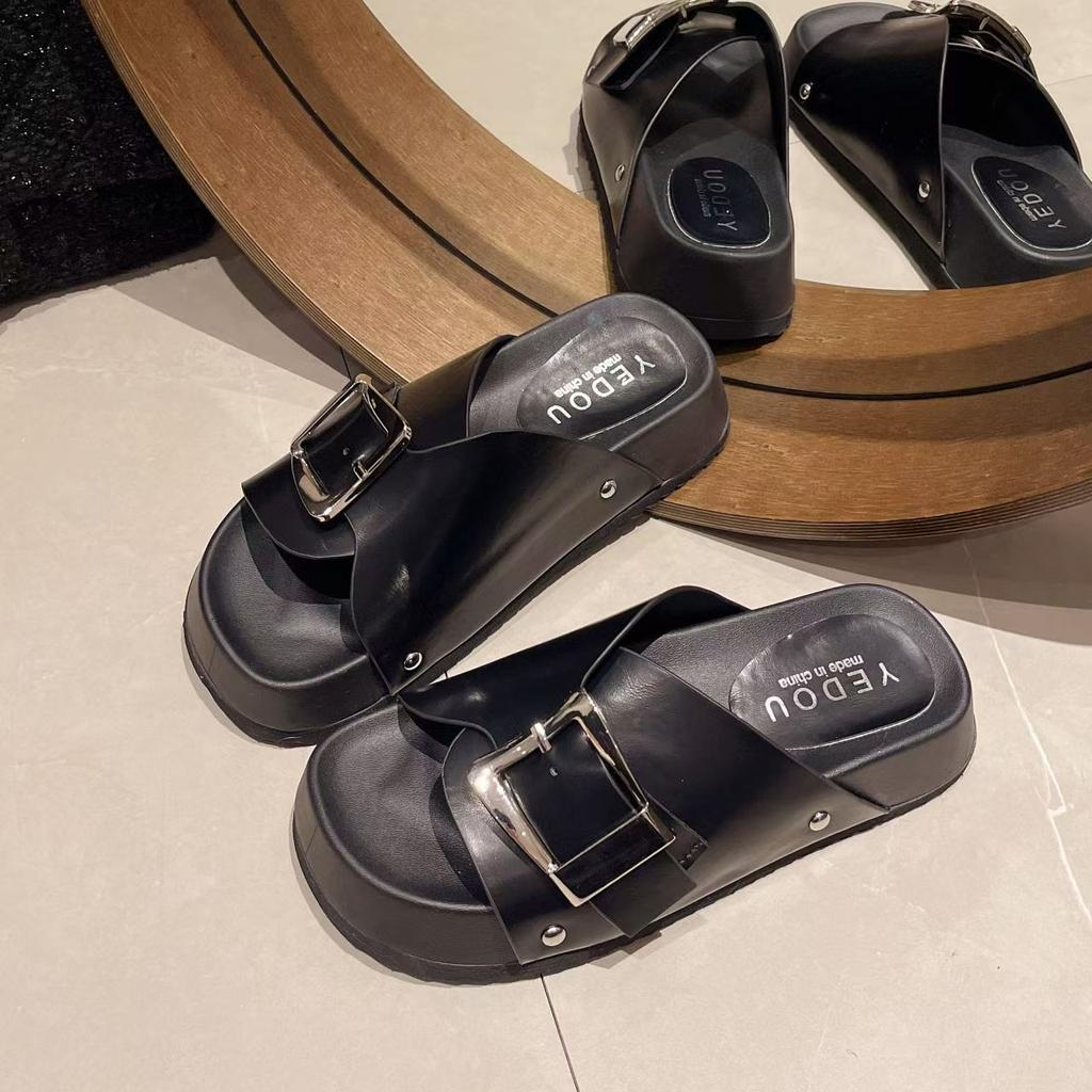 Сандалии летние женские тапочки сандалии на платформе уличные толстые пляжные тапочки шлепанцы садовая обувь