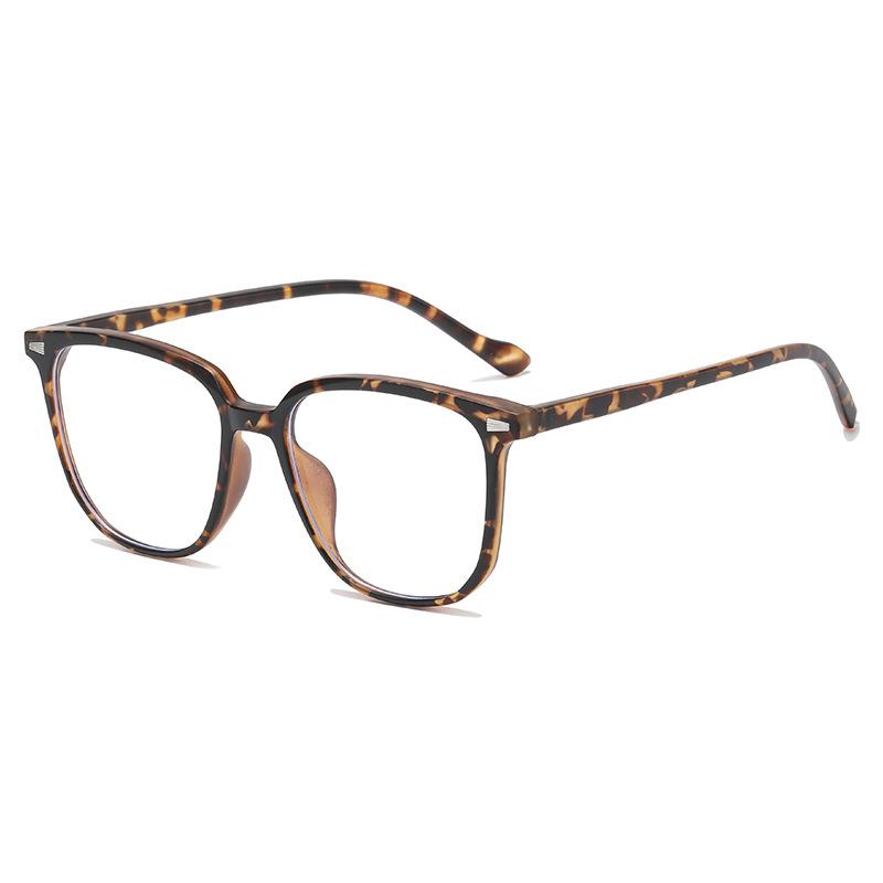 Factory new model, same style as on Xiaohongshu, cool tea-colored eyeglass frames, can be fitted with prescription lenses, retro style TR Large frame