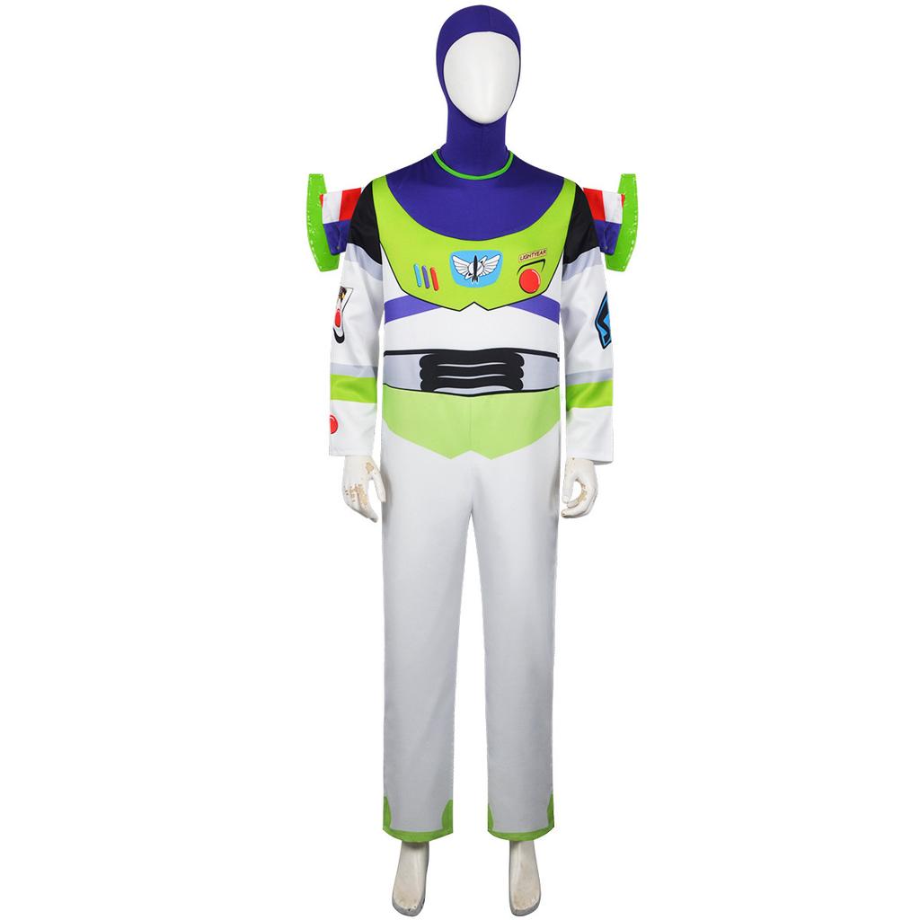 Toy Story Buzz Lightyear Cosplay Costume, Cartoon Doll Stage Performance Halloween Full Set