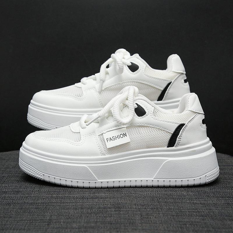 2024 новая одинарная сетка студенческие сетчатые туфли женские мягкие подошвенные туфли женские дышащие сетчатые кроссовки женские осенние туфли