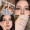 Soft and Atmospheric Eyeliners! Double-Ended Aegyo-Sal Eyeshadow Pen with Brightening Pearlescent Waterproof Matte Finish in Pink-Brown for Women