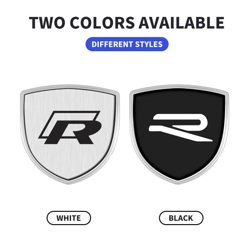 2026 New For VOLKSWAGEN VW 1/2pcs Car Styling 3D Metal Emblem Body Window Sticker Decal For Volkswagen Tiguan Bora POLO PASSAT C