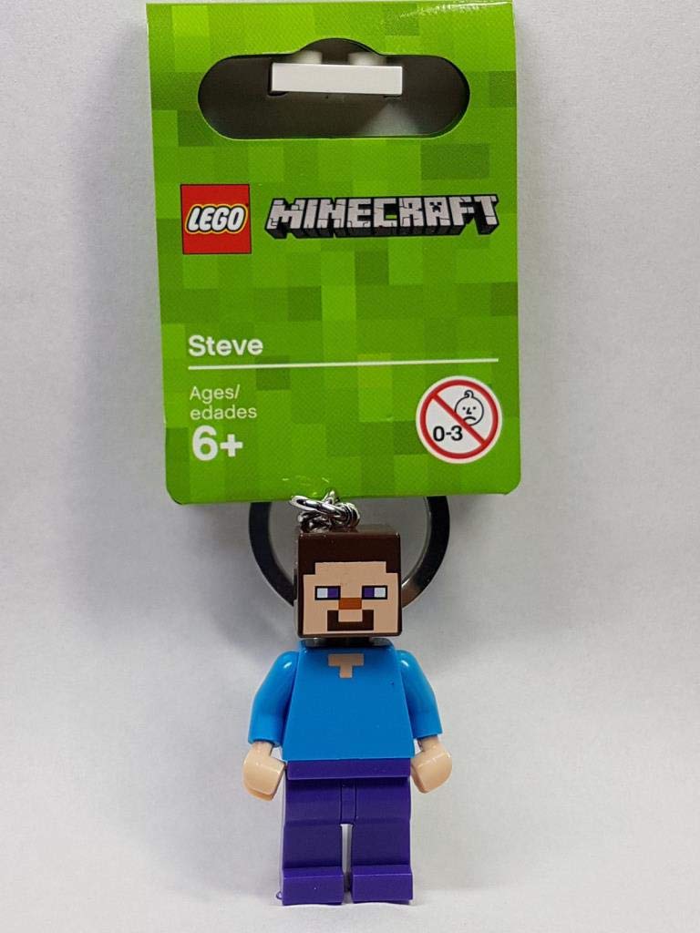 LEGO Minecraft Steve Keyring / Key Chain - Official Brand New LEGO Keyring - Minecraft Steve