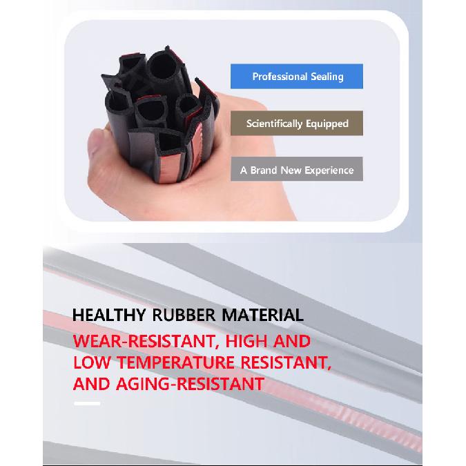 Sound Insulation Dustproof Sealing Strips For BYD Dolphin Rubber Hood Trunk Car Door A B Pillar Wear - Resistant Sealing Cotton Heat Shields 2